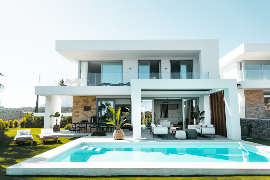 white and blue swimming pool id7u0ektjbe